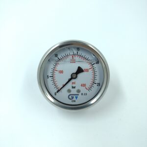 Manômetro 0-25 bar para compressor rotativo de parafuso - 640002