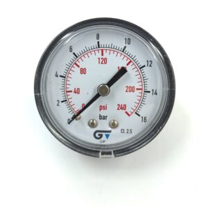 Manômetro 0-16 bar para compressor rotativo de parafuso  - 640001