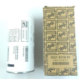 Filtro de óleo compatível com compressor rotativo de parafuso - 1631011801