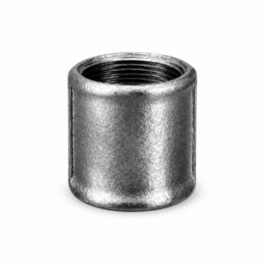 Luva Galvanizada Fêmea-Fêmea em Aço Galvanizado